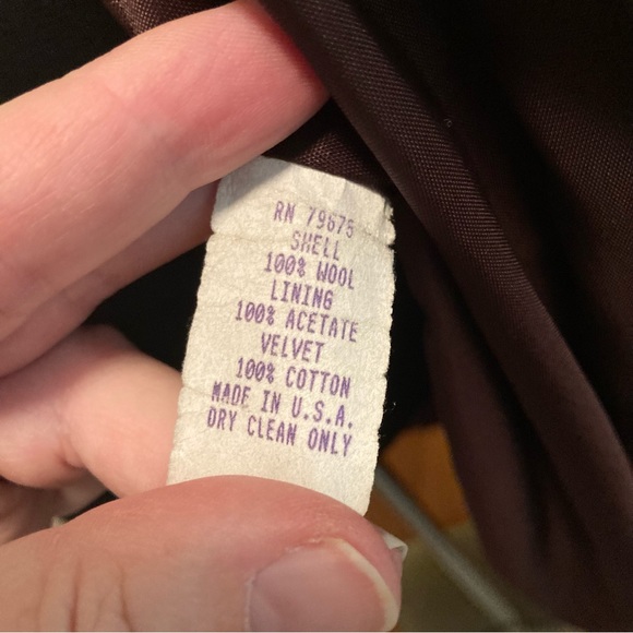 Size 12 Albert Nipon Long Wool Coat - Picture 11 of 11